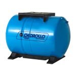 Tanque Metálico Diafragma 60L Horizontal Pedrollo PEWN60H