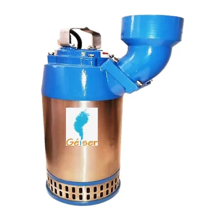 Electrobomba Sumergible 5Hp Aguas Residuales 220V Géiser QX40 20-3,7