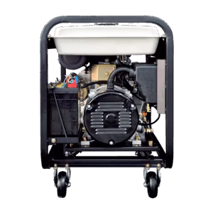 Planta Eléctrica Diesel 6.3 kVA monofásica VOLK VDA8700-2P 3 vista lateral de plantas eléctrica