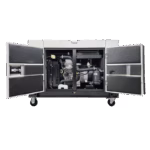 Planta eléctrica diésel trifásica VOLK VDC12000-3P 11.8 kVA con cabina insonorizada.