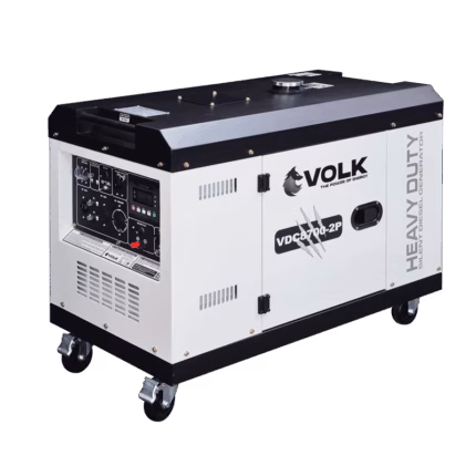 Motor diésel VOLK 192FE enfriado por aire de la planta eléctrica VDC8700-2P.