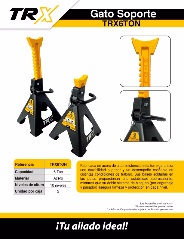 Gato Soporte 6 Toneladas TRX6TON 1 TRX6TON ft